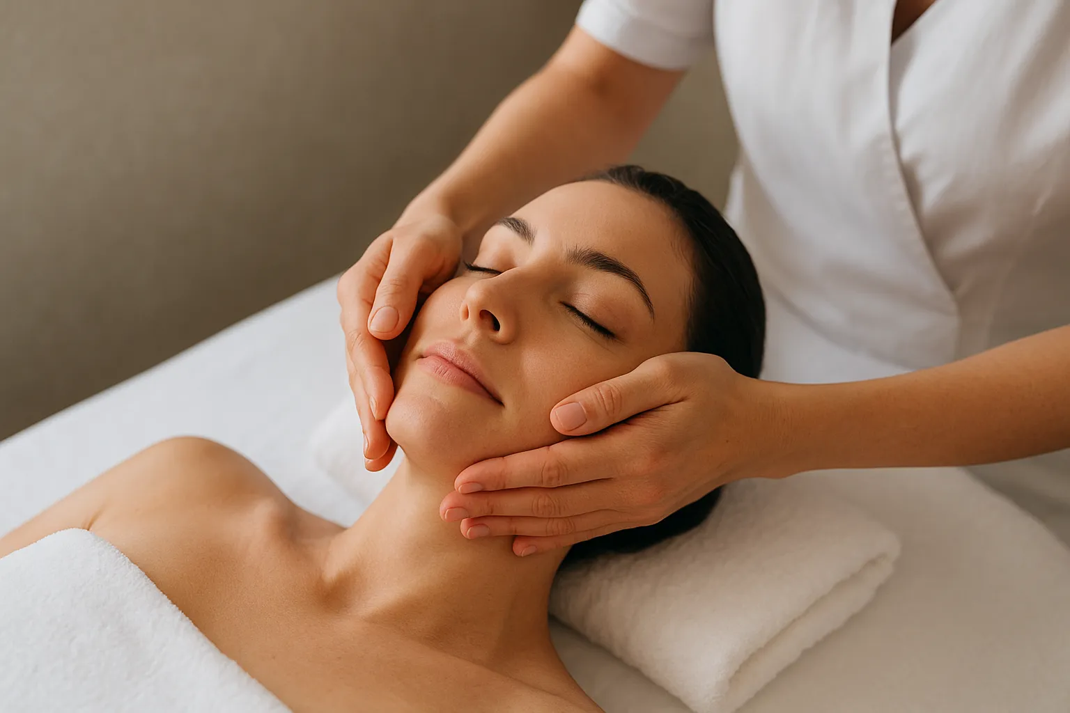 Facial myolifting massage treatment in Poznań